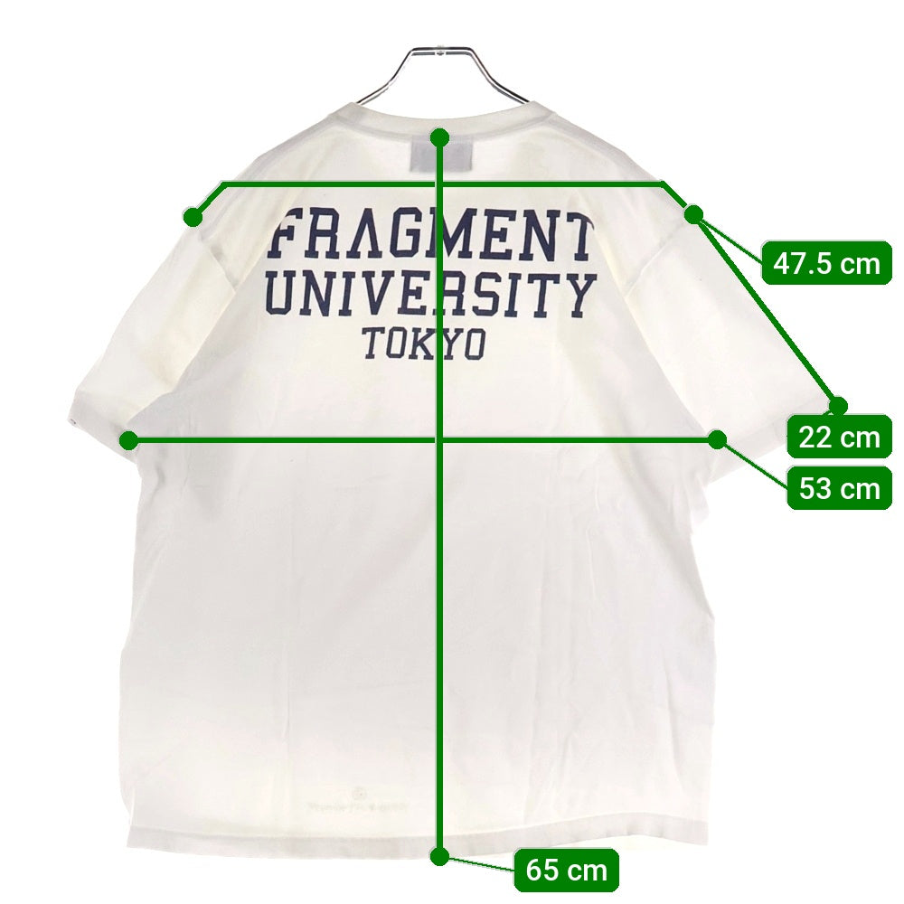 FRAGMENT DESIGN(フラグメントデザイン) FRAGMENT UNIVERSITY TEE 半袖Tシャツ ホワイト FRGMT-T5