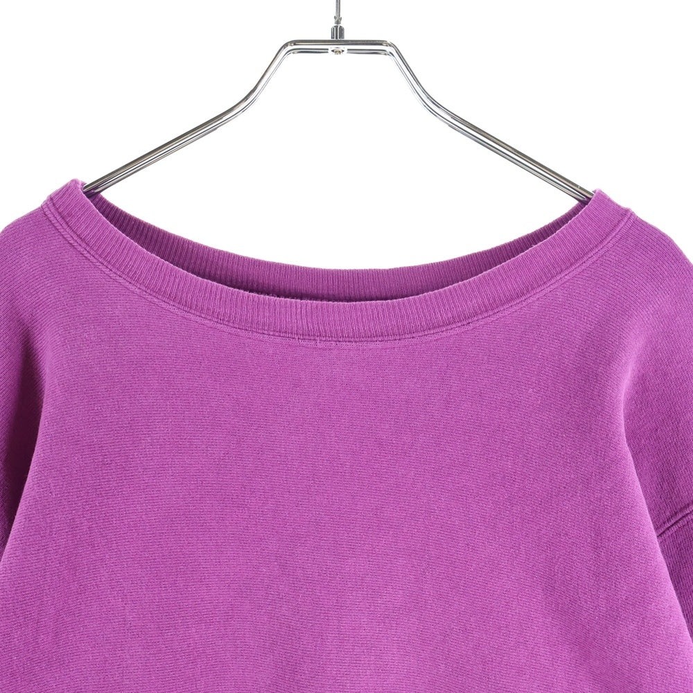 CHAMPION(チャンピオン) 90S Reverse Weave Sweatshirt ロゴ刺繍 リバースウィーブ クルーネックスウェットトレーナー パープル