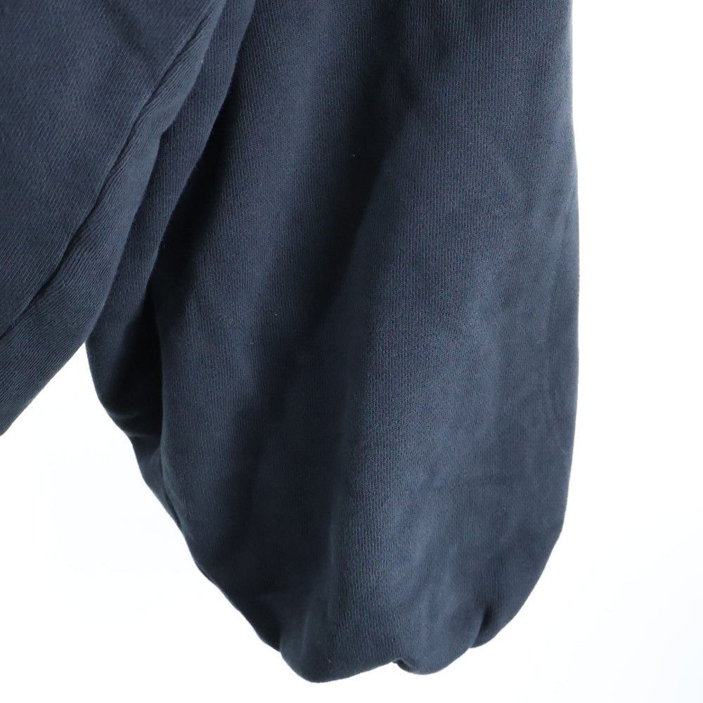 Yeezy Gap Engineered by Balenciaga(イージー ギャップ エンジニアードバイ バレンシアガ) DOVE HOODIE フロントロゴ バックプリント スウェットプルオーバーパーカー フーディー ブラック