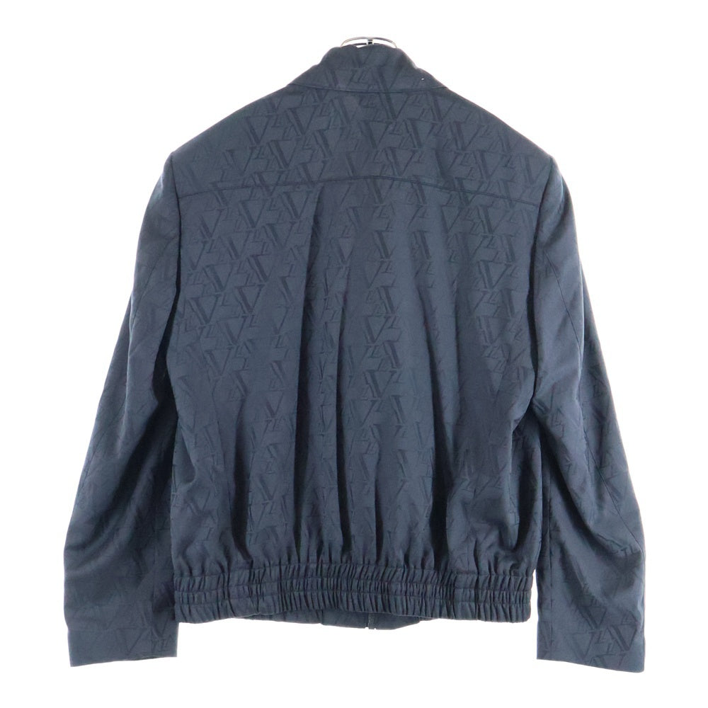 LOUIS VUITTON(ルイヴィトン) 24AW ロゴ総柄 テーラードウールブルゾン ブラック RM242MF DLI HRFB1E