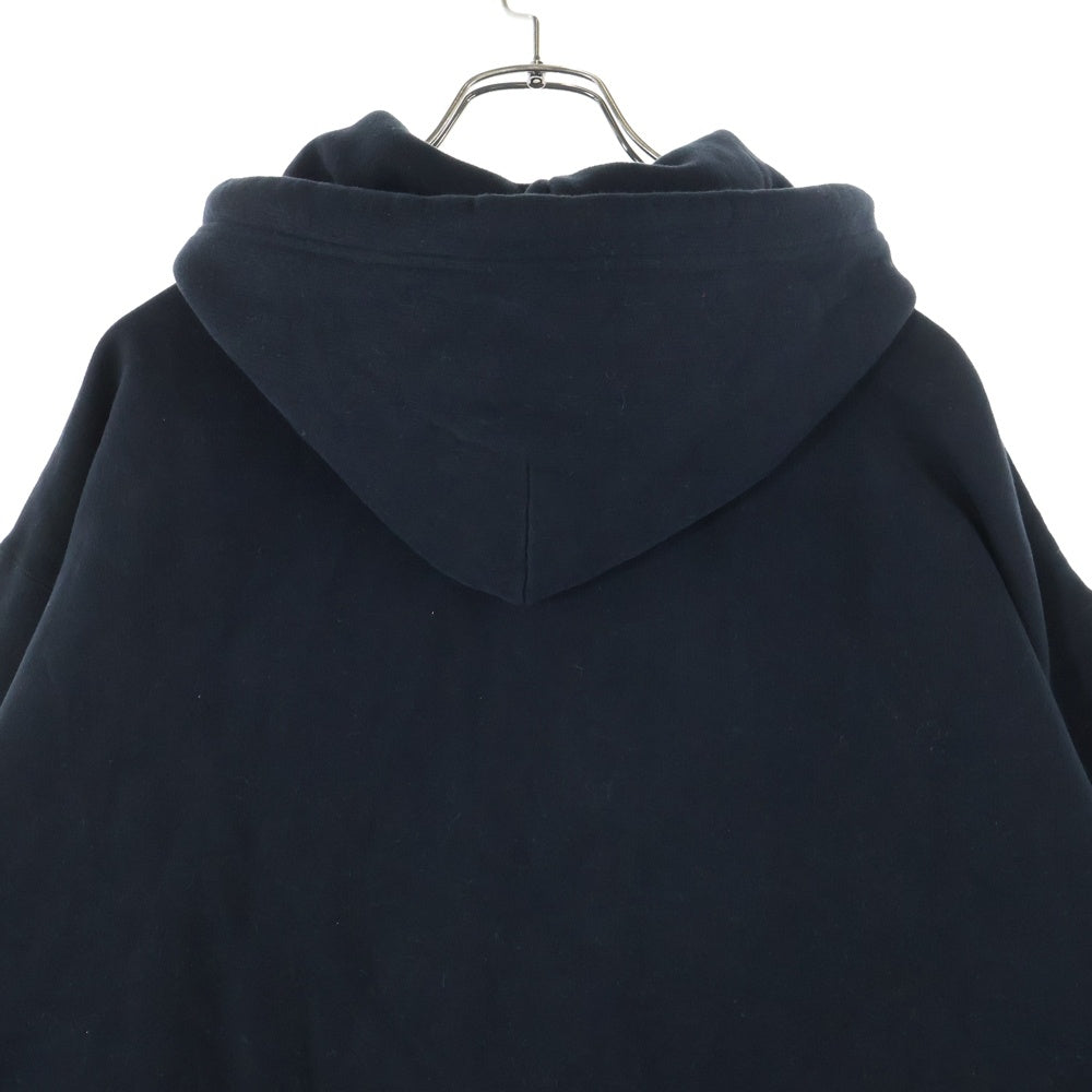 BALENCIAGA(バレンシアガ) BBロゴ刺繍 スウェットプルオーバーパーカー ブラック 570811 TJV85