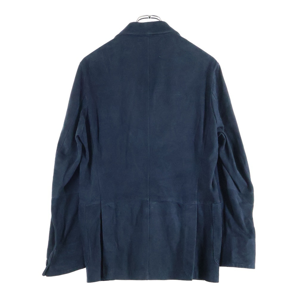 EMMETI(エンメティ) Suede Jacket ゴートスキン スウェードテーラードジャケット ブラック