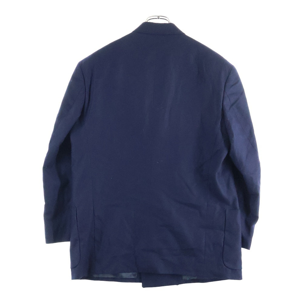 Yohji Yamamoto(ヨウジヤマモト) 90S 旧JR東海 制服 ダブルブレスト ウールセットアップジャケット テーラードジャケット ウールスラックスパンツ ネイビー