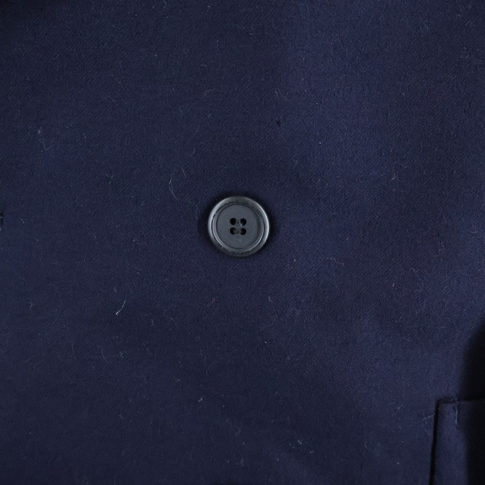 Yohji Yamamoto(ヨウジヤマモト) 90S 旧JR東海 制服 ダブルブレスト ウールセットアップジャケット テーラードジャケット ウールスラックスパンツ ネイビー