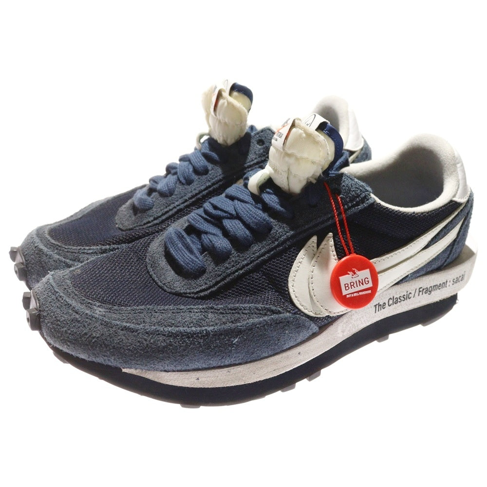 NIKE(ナイキ) ×sacai ×FRAGMENT DESIGN LD WAFFLE サカイ フラグメントデザイン LDワッフル ローカットスニーカー ネイビー US9.5/27.5cm DH2684-400