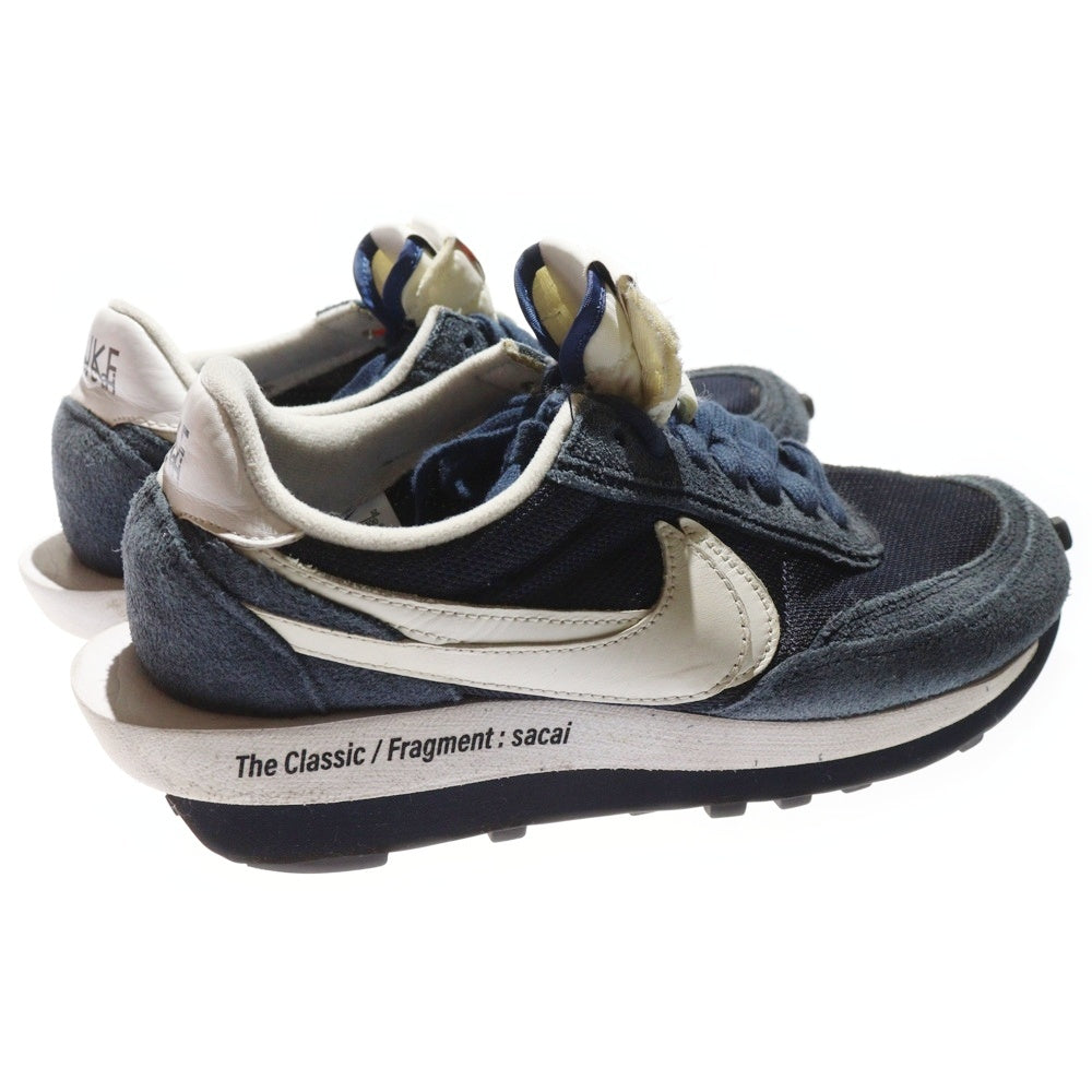 NIKE(ナイキ) ×sacai ×FRAGMENT DESIGN LD WAFFLE サカイ フラグメントデザイン LDワッフル ローカットスニーカー ネイビー US9.5/27.5cm DH2684-400