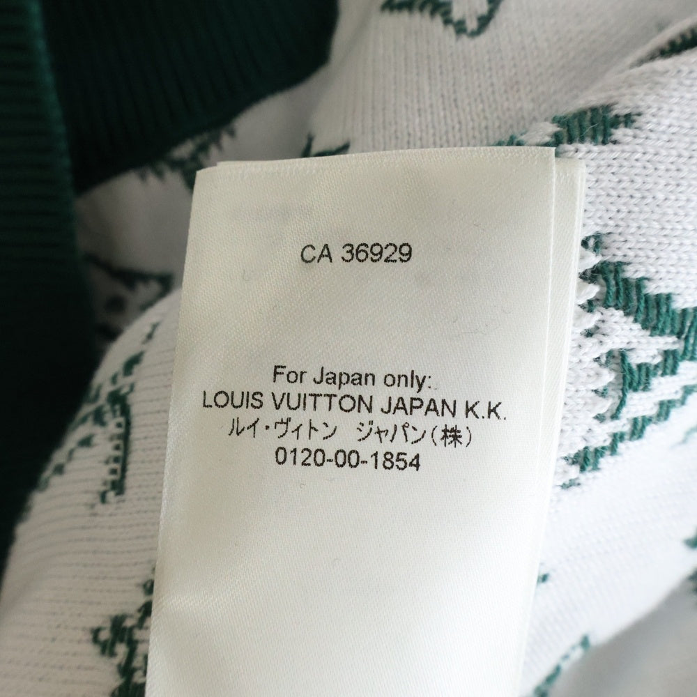 LOUIS VUITTON(ルイヴィトン) 23AW モノグラム グラディエント プルオーバーニットパーカー フーディー グリーン RM232Q USO HNN45W