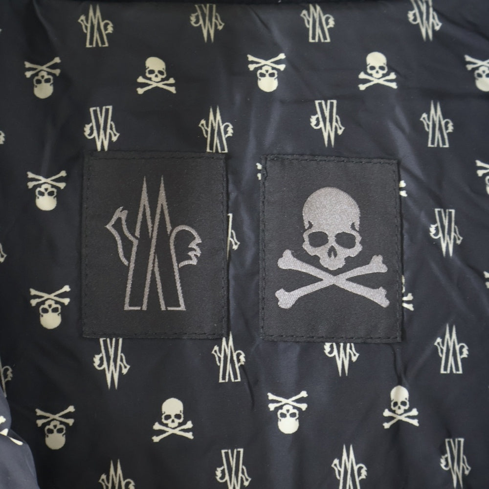 MONCLER(モンクレール) ×Mastermind Japan MAYA GIUBBOTTO マスターマインド マヤ カシミヤダウンジャケット ブラック 320964036705