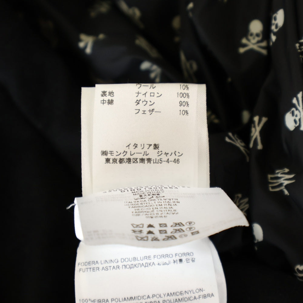 MONCLER(モンクレール) ×Mastermind Japan MAYA GIUBBOTTO マスターマインド マヤ カシミヤダウンジャケット ブラック 320964036705