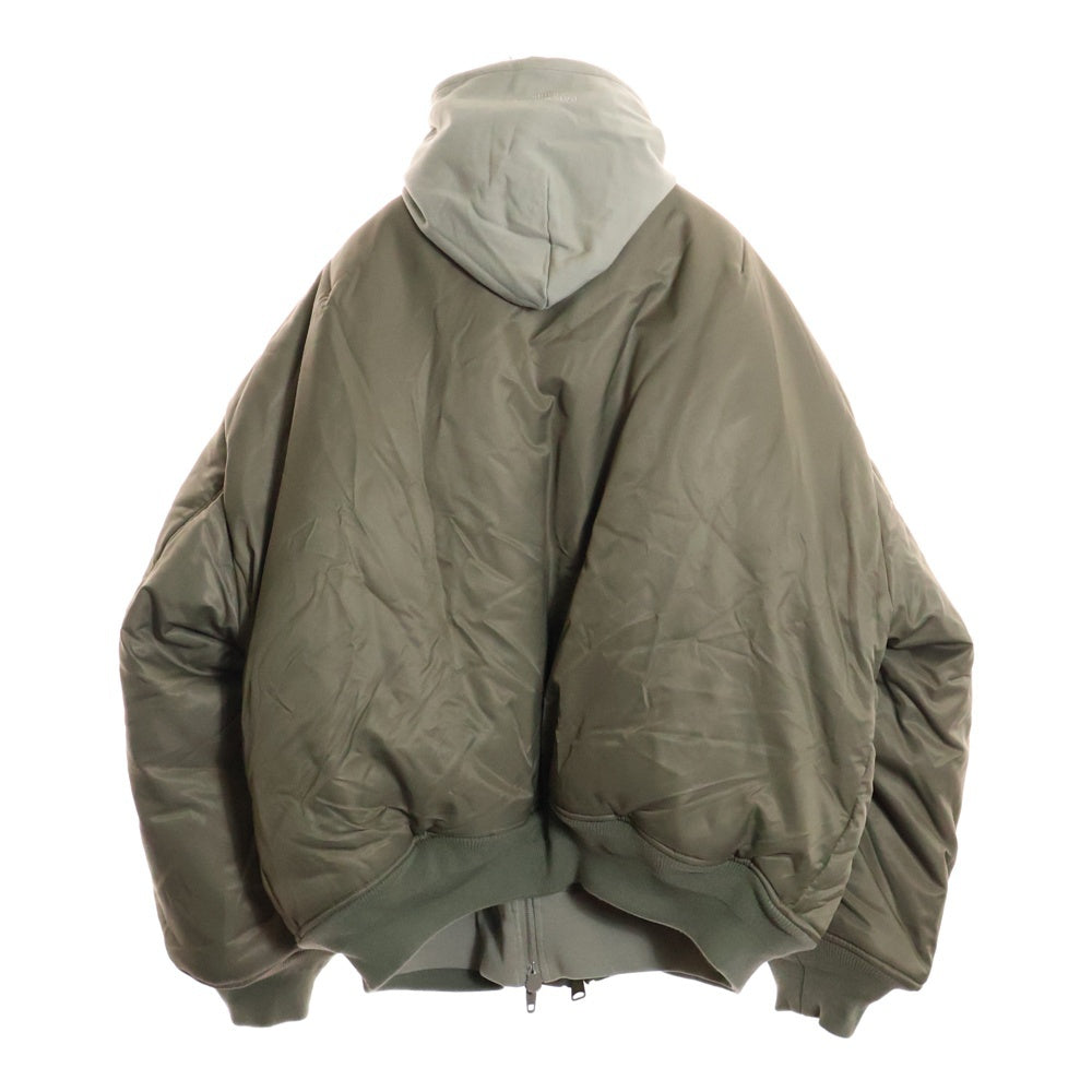 BALENCIAGA(バレンシアガ) 23SS Paris All in Bomber Jacket オールインボンバージャケット フーディー ベージュ 746456 TNO27