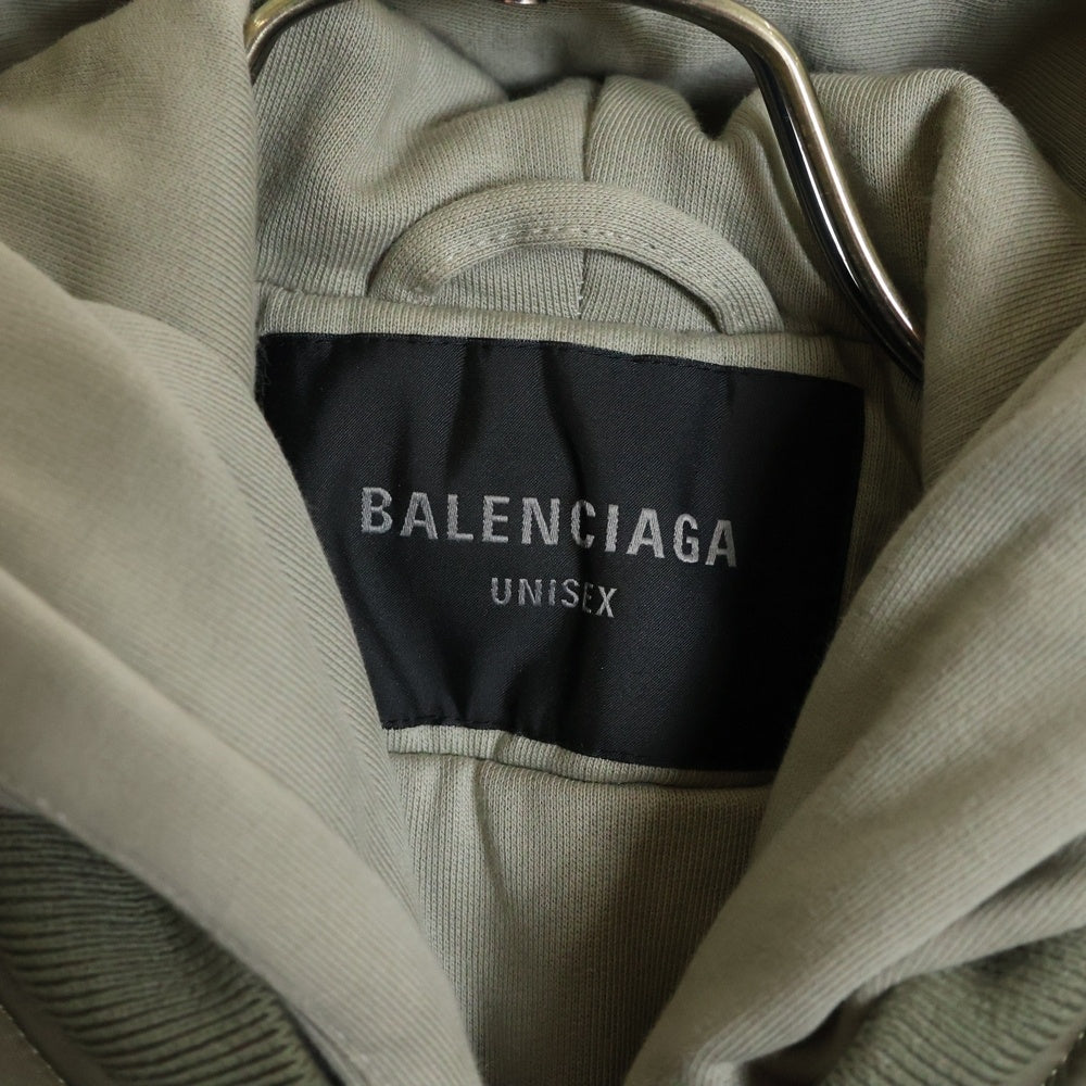 BALENCIAGA(バレンシアガ) 23SS Paris All in Bomber Jacket オールインボンバージャケット フーディー ベージュ 746456 TNO27
