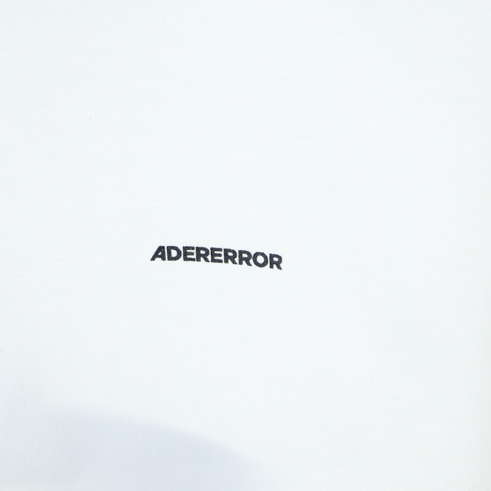 ADER ERROR(アーダーエラー) 梅田阪急限定 プリントクルーネックTシャツ半袖カットソー ホワイト BO05FYTS0105OW