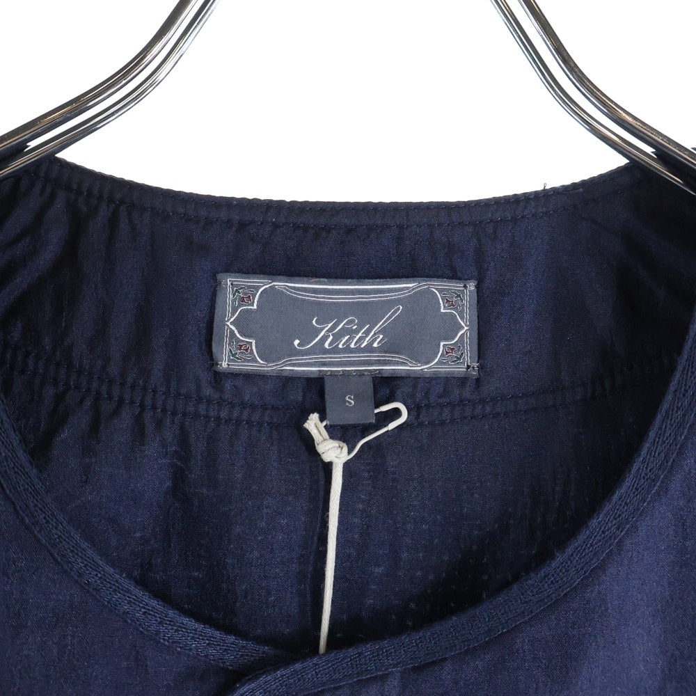 KITH(キス) New York Willis Baseball Shirt ニューヨーク ウィリス ベースボール 半袖シャツ ネイビー