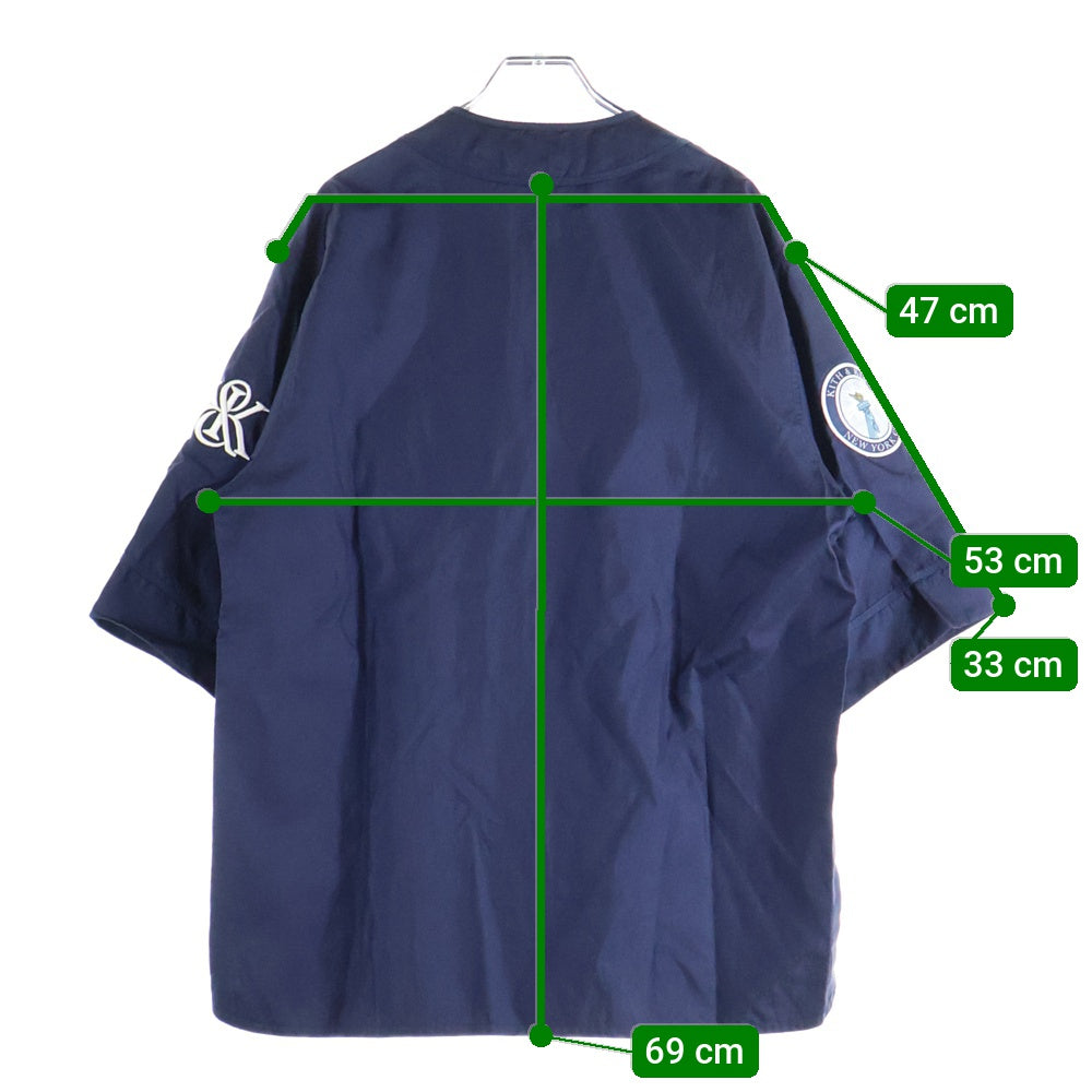 KITH(キス) New York Willis Baseball Shirt ニューヨーク ウィリス ベースボール 半袖シャツ ネイビー