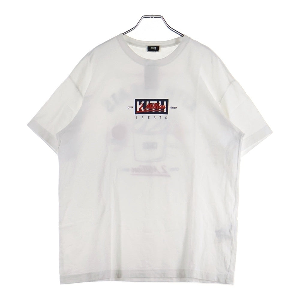 KITH(キス) Treats Two Million トリーツ トゥー ミリオン フロントロゴ 半袖Tシャツ カットソー ホワイト
