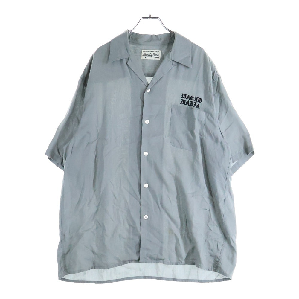 WACKO MARIA(ワコマリア) 50'S OPEN COLLAR SHIRTS オープンカラー 半袖シャツ グレー
