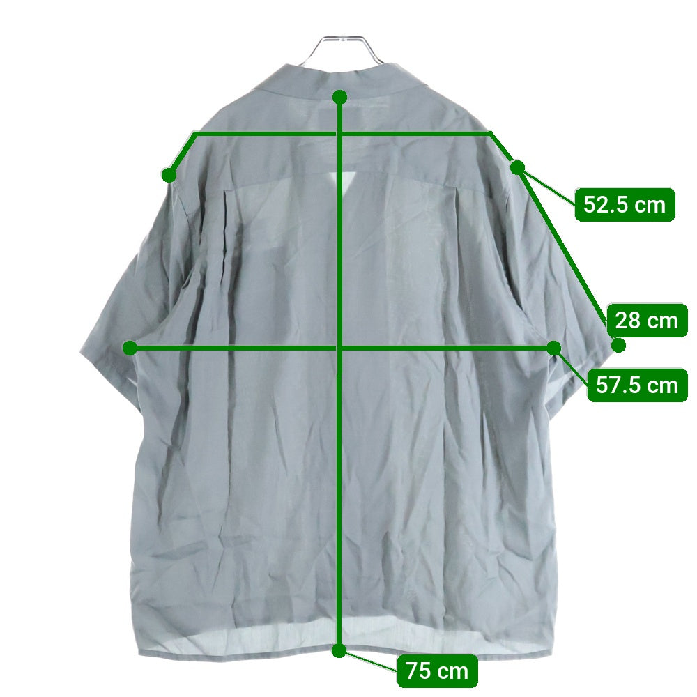 WACKO MARIA(ワコマリア) 50'S OPEN COLLAR SHIRTS オープンカラー 半袖シャツ グレー