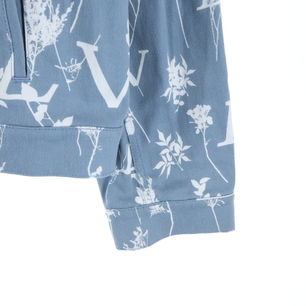 LOUIS VUITTON(ルイヴィトン) 22AW LV リーフ総柄 デニムジャケット ライトブルー RM222Q NF1 HNA59W