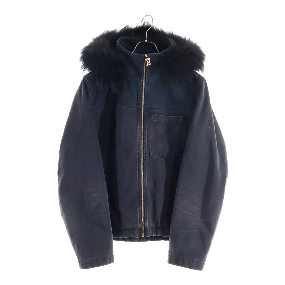LOUIS VUITTON(ルイヴィトン) 24SS LV デニムブルゾンウィズファーフードブルゾン RM241M CCU HQA05W