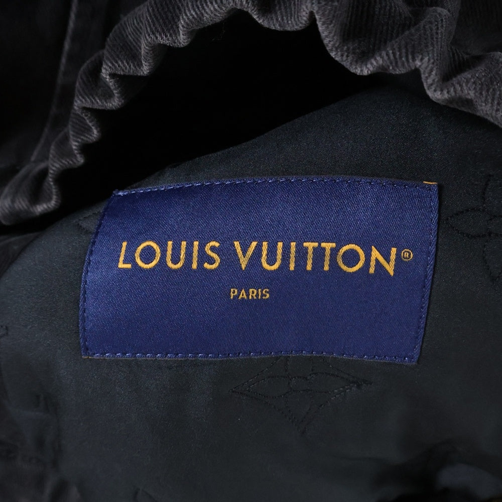 LOUIS VUITTON(ルイヴィトン) 24SS LV デニムブルゾンウィズファーフードブルゾン RM241M CCU HQA05W