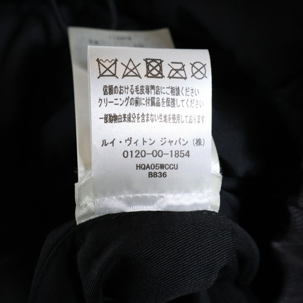 LOUIS VUITTON(ルイヴィトン) 24SS LV デニムブルゾンウィズファーフードブルゾン RM241M CCU HQA05W