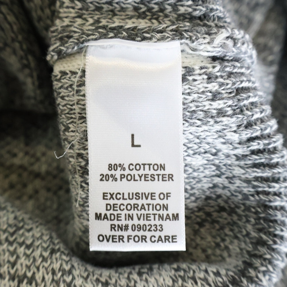 FEAR OF GOD ESSENTIALS(フィアオブゴッド エッセンシャルズ) FRONT LOGO KNIT フロントロゴ ニットセーター グレー