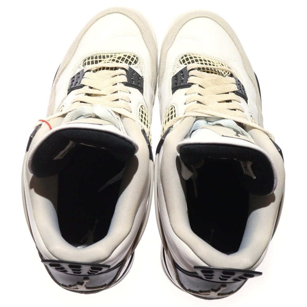 NIKE(ナイキ) AIR JORDAN4 MILITARY BLACK DH6927-111 エアジョーダン ハイカットスニーカー ミリタリーホワイト US10.5/28.5cm DH6927-111