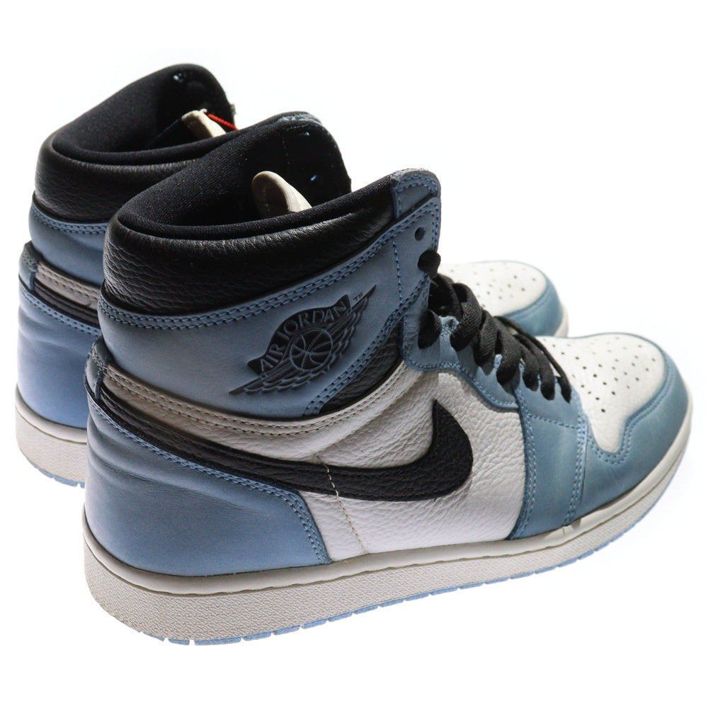 NIKE(ナイキ) AIR JORDAN 1 RETRO HIGH OG UNIVERSITY BLUE エアジョーダン1 ユニバーシティブルー ハイカットスニーカー ブルー US10.5/28.5cm 555088-134