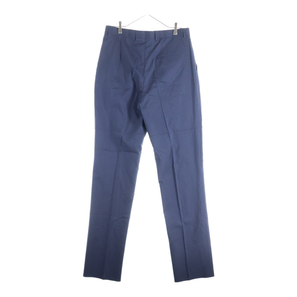 MARTINE ROSE(マーティンローズ) 22SS チェックパンツ スラックス トラウザーズパンツ ネイビー CMRSS22-330