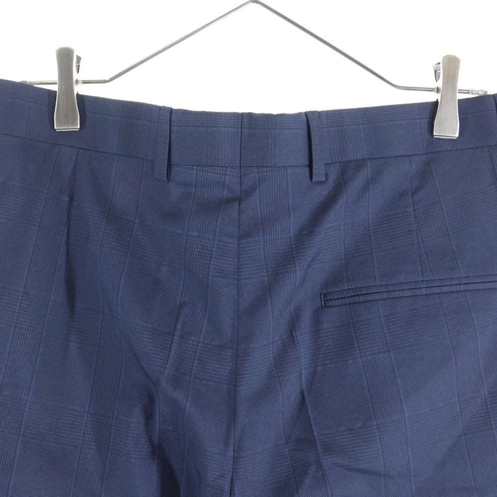 MARTINE ROSE(マーティンローズ) 22SS チェックパンツ スラックス トラウザーズパンツ ネイビー CMRSS22-330