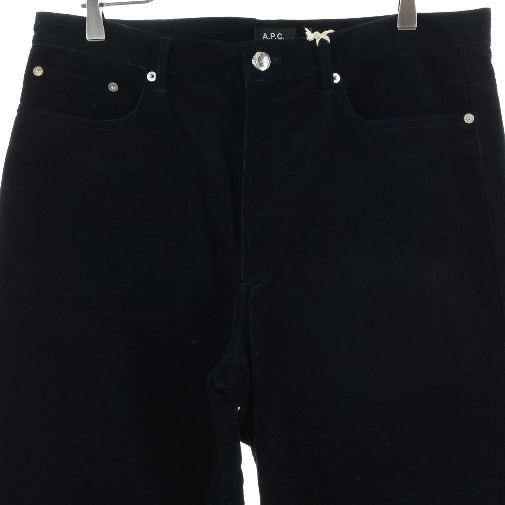 A.P.C(アーペーセー) Martin Jeans コーデュロイパンツ ブラック CODBX-H09121