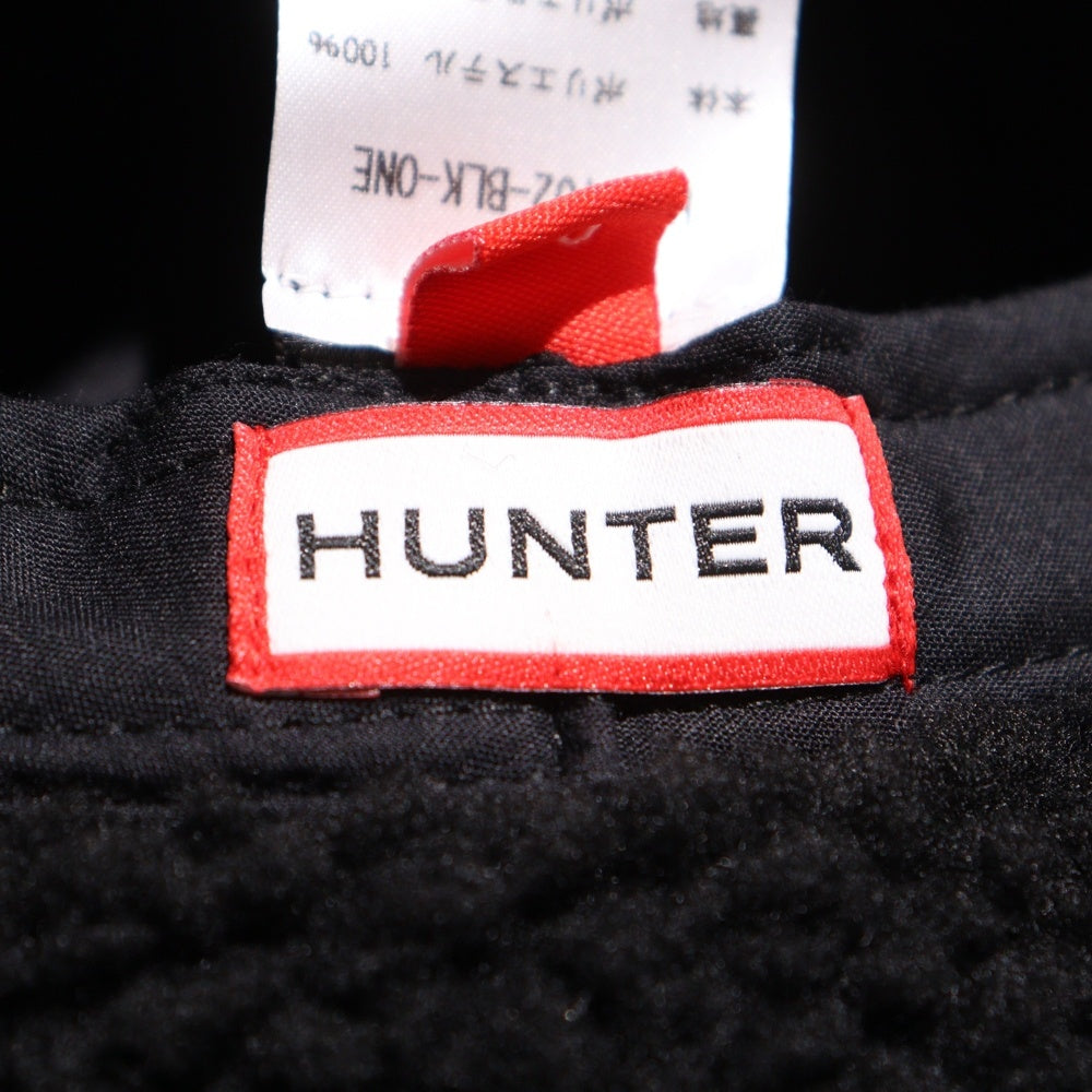 HUNTER(ハンター) INTREPID BUCKET HAT ボアバケットハット 帽子 ブラック HR10102-BLK-ONE
