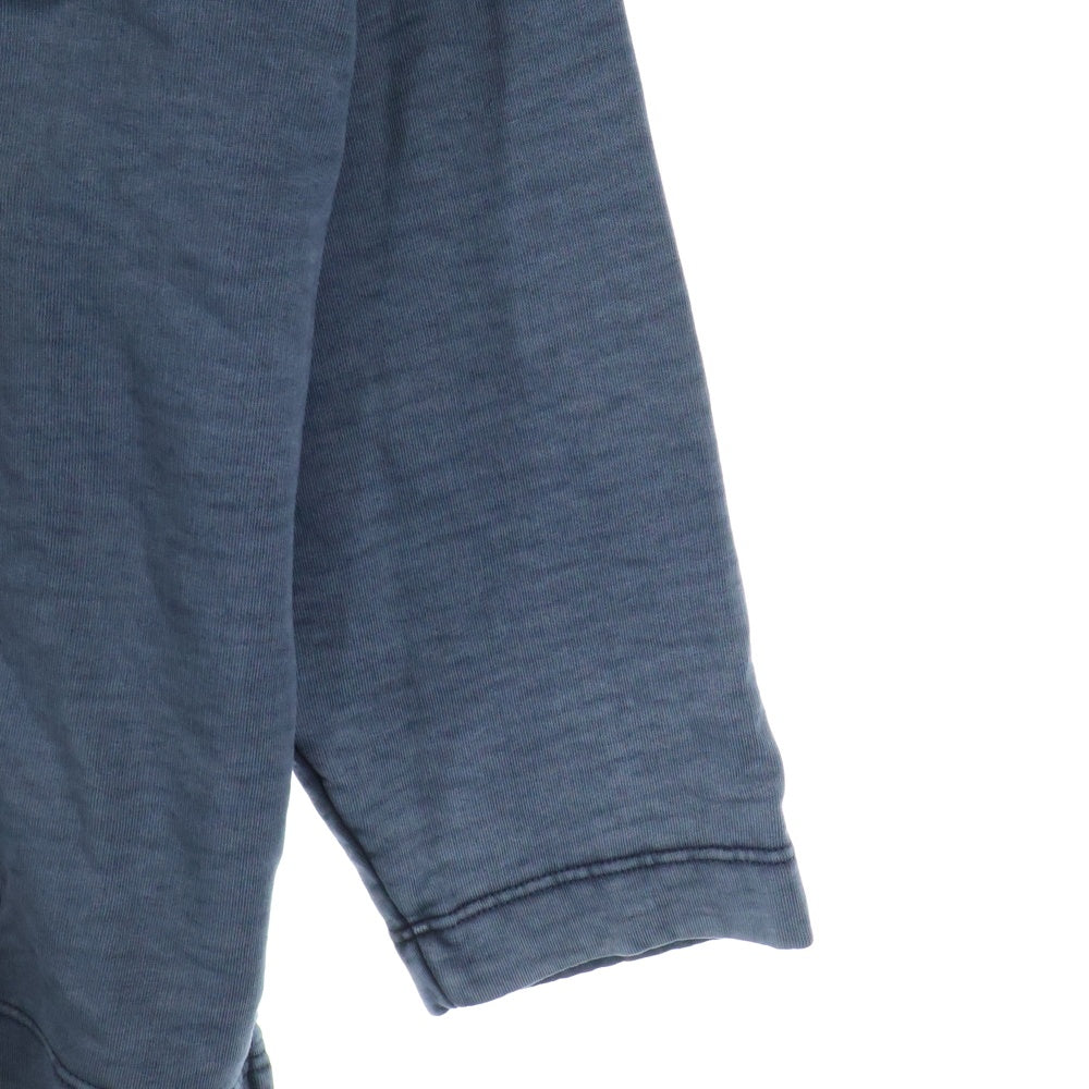 DRIES VAN NOTEN(ドリスヴァンノッテン) 24SS Jersey Sweatshirt フェード加工 オーバーサイズ スウェットポロシャツ グレー