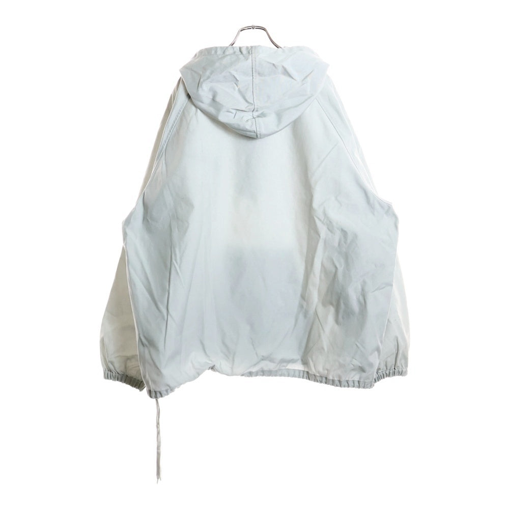 MARTINE ROSE(マーティンローズ) Windbreaker ハーフジップ プルオーバーパーカー フーディー グレー