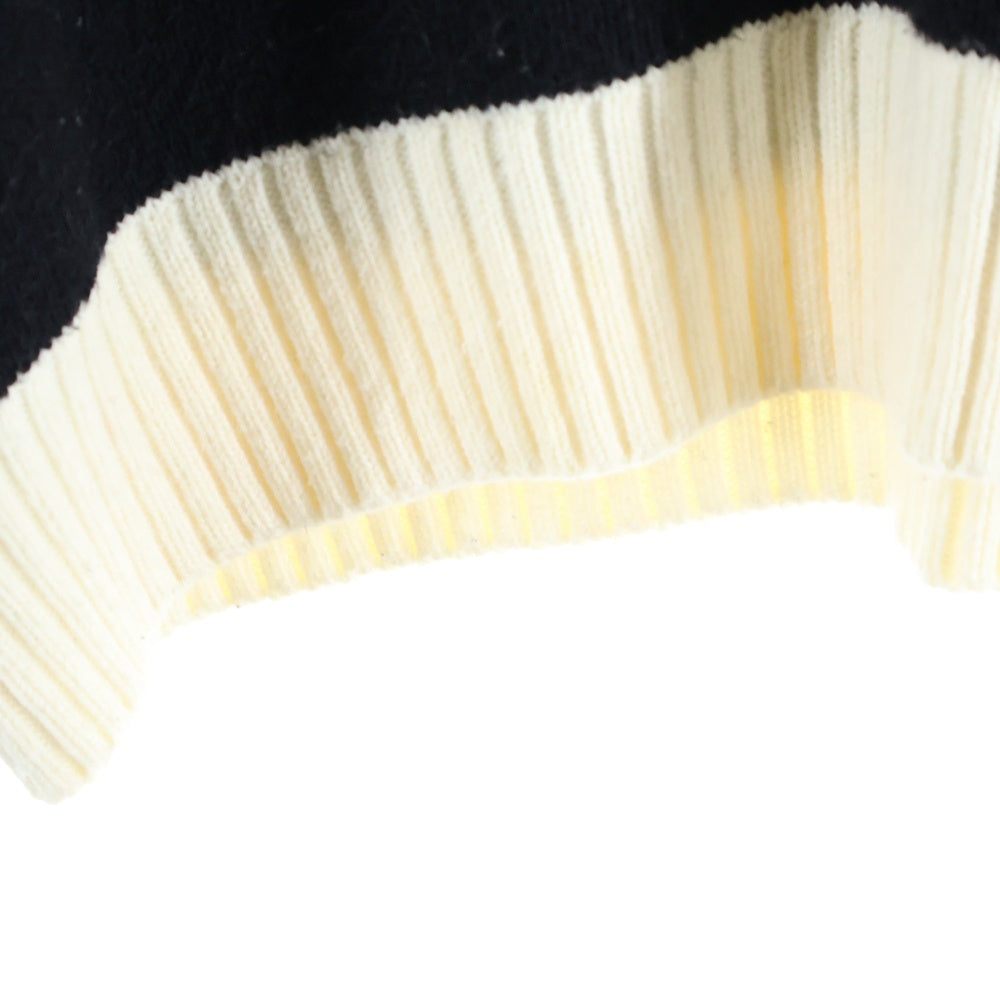 OY(オーワイ) Cube Odolly Knit ベア クルーネック ウールニットセーター ブラック