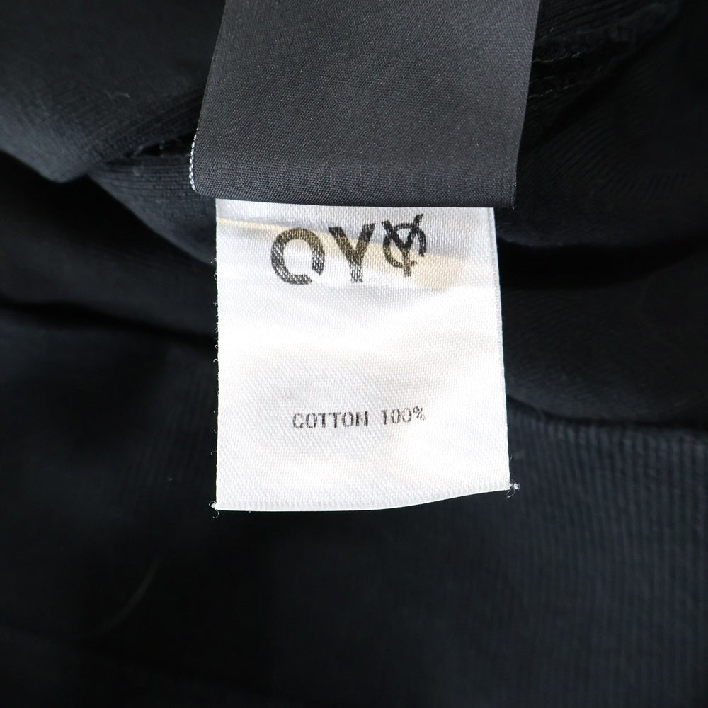OY(オーワイ) REVERSE ZIPPER POLA MTM ハーフジップ ハイネック スウェットトレーナー ブラック