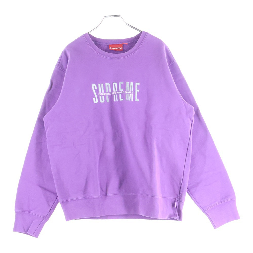 SUPREME(シュプリーム) 18AW World Famous Crewneck ワールド