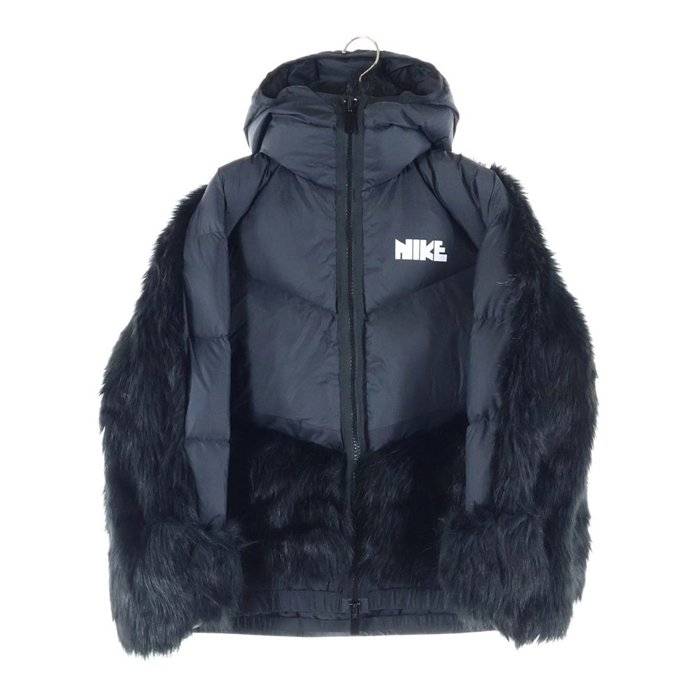 NIKE(ナイキ) ×sacai Fur Down Jacket サカイ ファー切替ダウンジャケット ブラック CT3267-010
