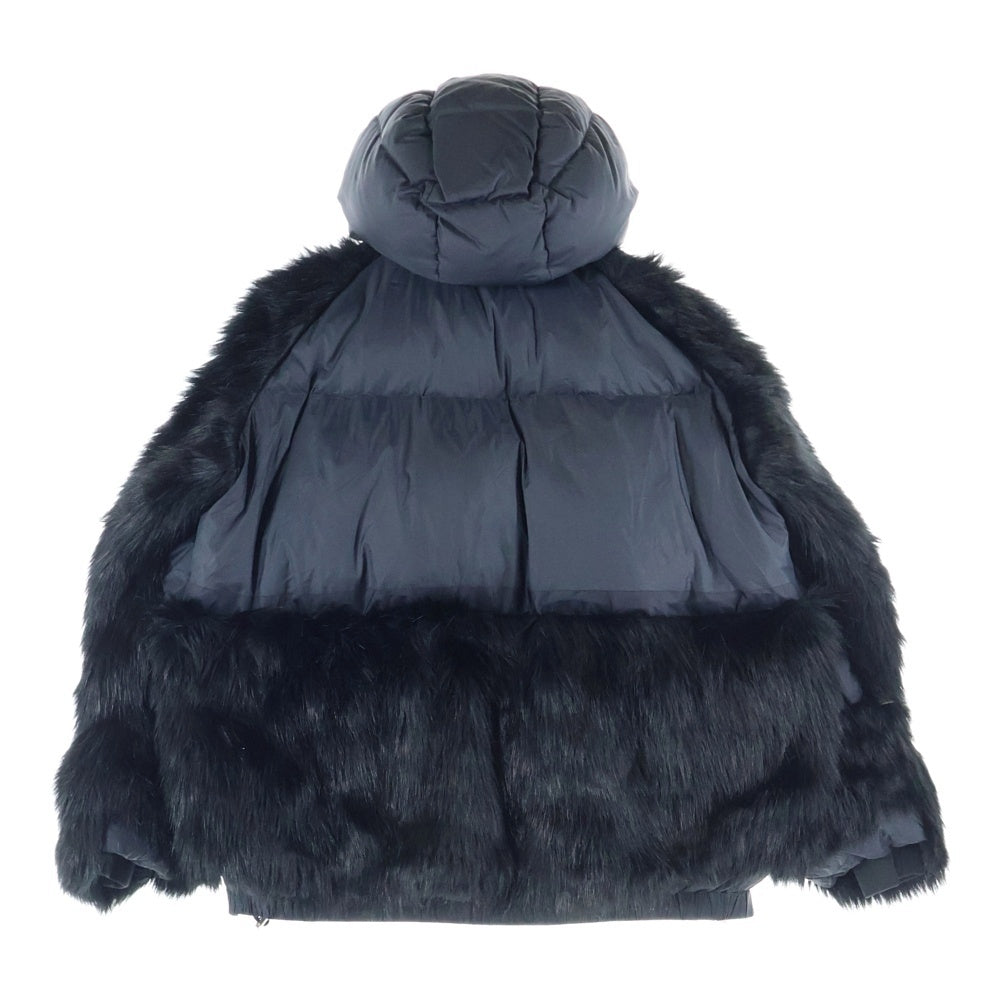 NIKE(ナイキ) ×sacai Fur Down Jacket サカイ ファー切替ダウンジャケット ブラック CT3267-010