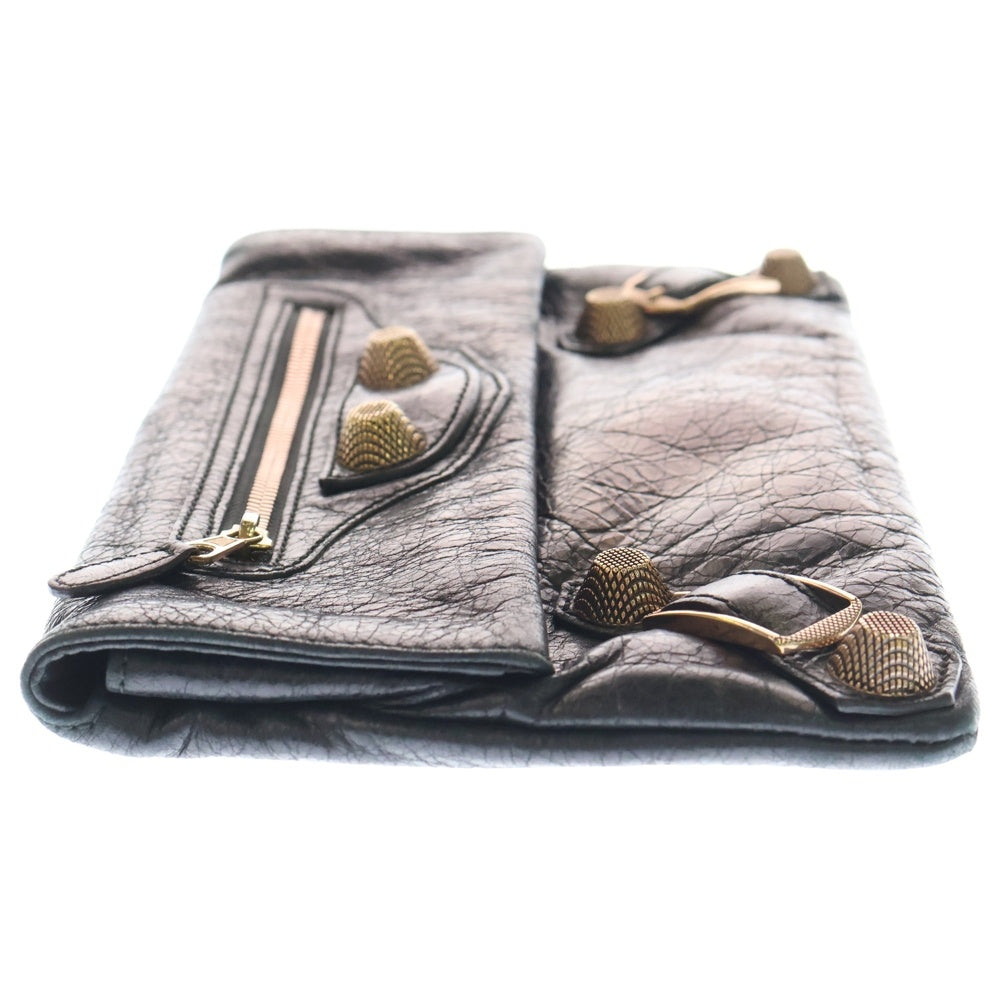 BALENCIAGA(バレンシアガ) The Giant Envelope Clutch Bag ジャイアント レザークラッチバッグ ハンドバッグ ブラック 186162