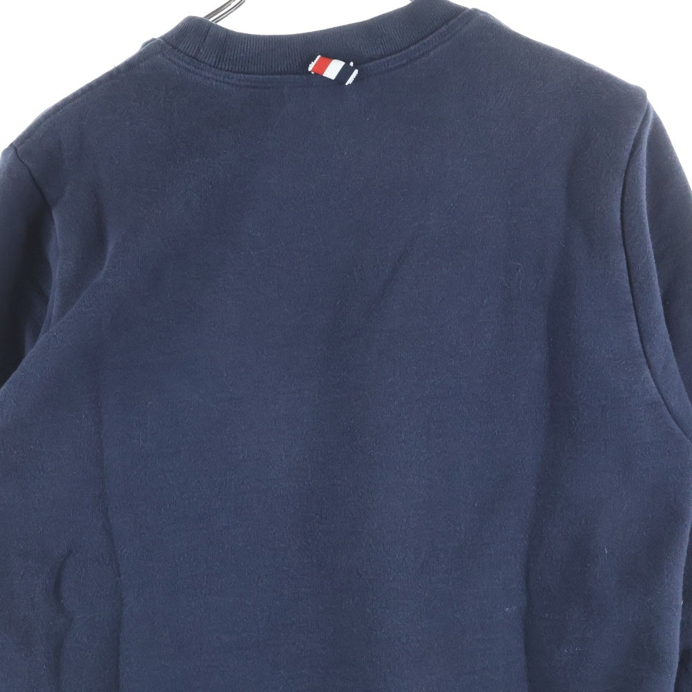 THOM BROWNE(トムブラウン) 4Bar Classic Sweatshirt クルーネックスウェットトレーナー ネイビー MJT021H-00535461
