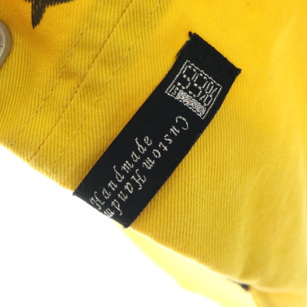 99%is(ナインティナインパーセントイズ) Smile Cap スマイル ダメージ加工キャップ 帽子 イエロー