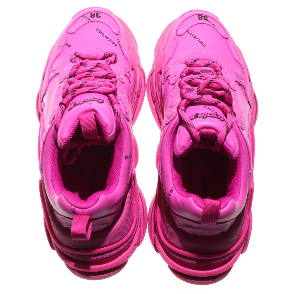 BALENCIAGA(バレンシアガ) Triple S トリプル S ローカットスニーカー ピンク US8/25cm 524039