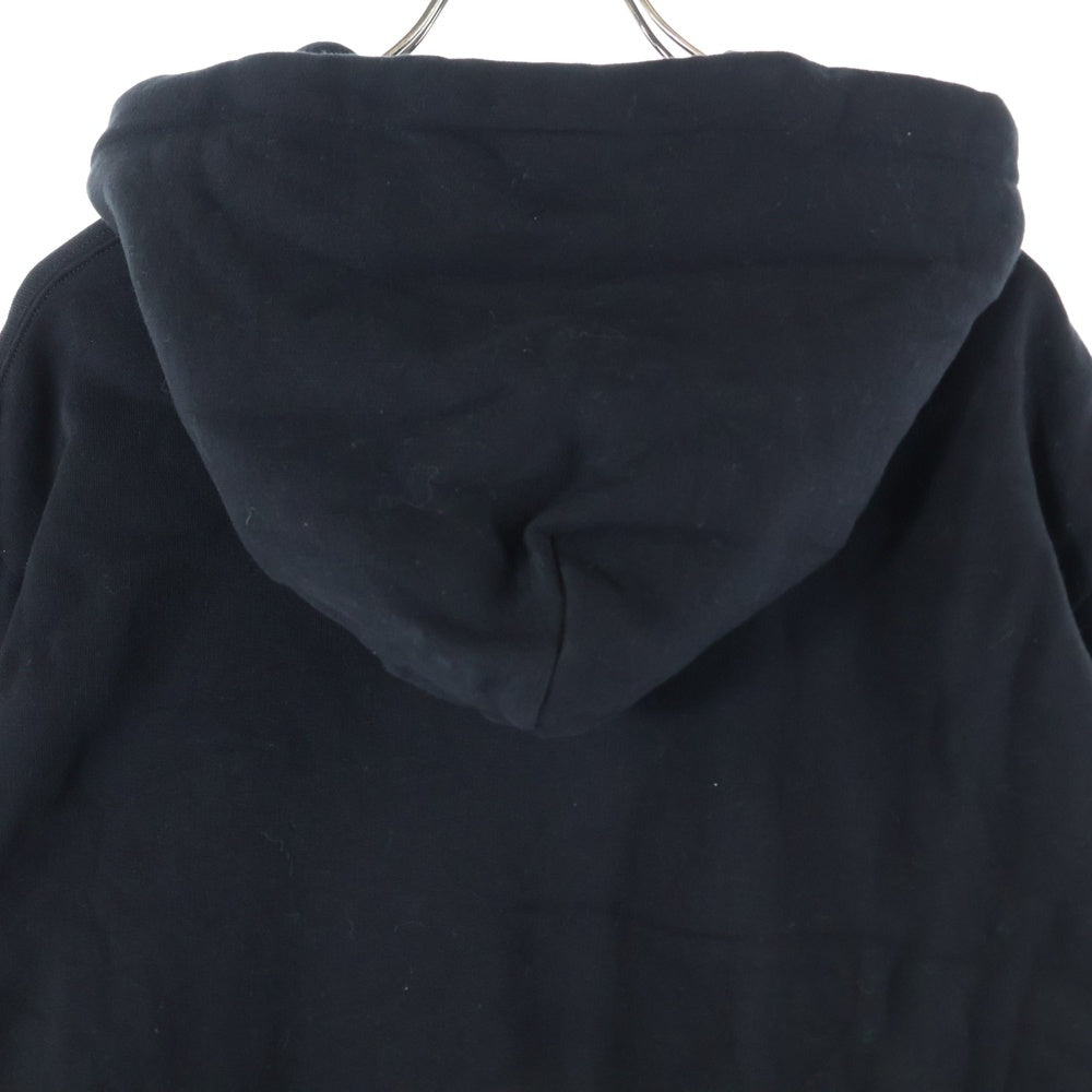 MONCLER(モンクレール) 22SS ×FRGMT Genius Hoodie フラグメント ロゴ刺繍 プルオーバースウェットパーカー ブラック H209U8G00002