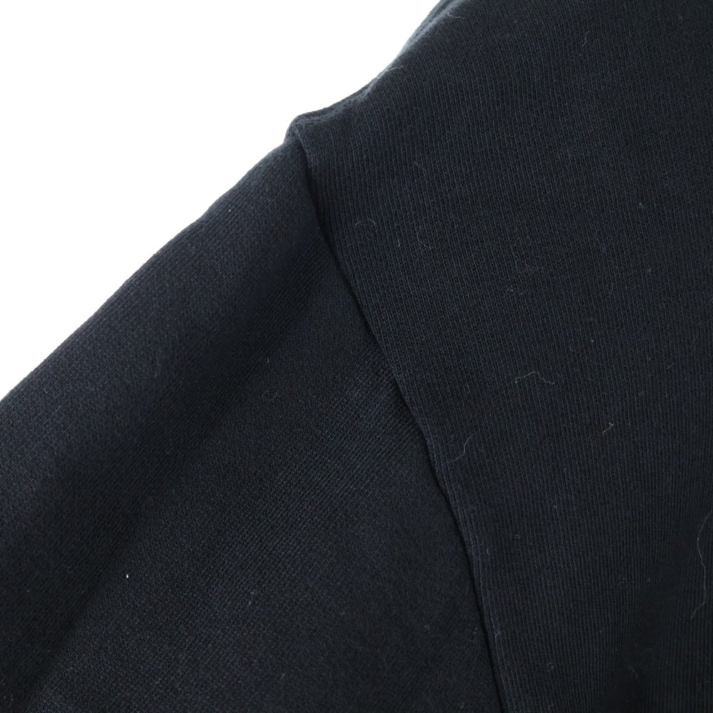 MONCLER(モンクレール) 22SS ×FRGMT Genius Hoodie フラグメント ロゴ刺繍 プルオーバースウェットパーカー ブラック H209U8G00002