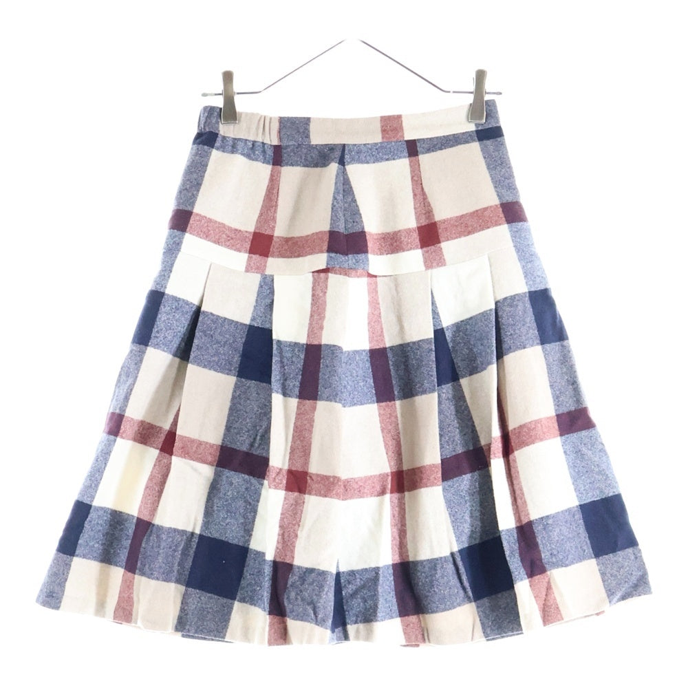 美品　BLUE LABEL CRESTBRIDGE プリーツミニスカート BLUE LABEL CRESTBRIDGE(ブルーレーベルクレストブリッジ) チェック