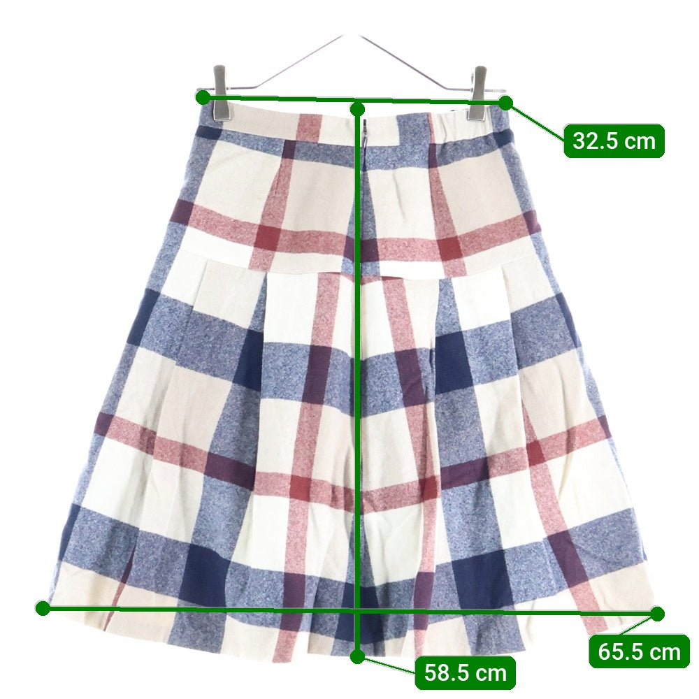 BLUE LABEL CRESTBRIDGE(ブルーレーベルクレストブリッジ) チェックデザイン ウールミニスカート マルチ レディース 55S07-858-42