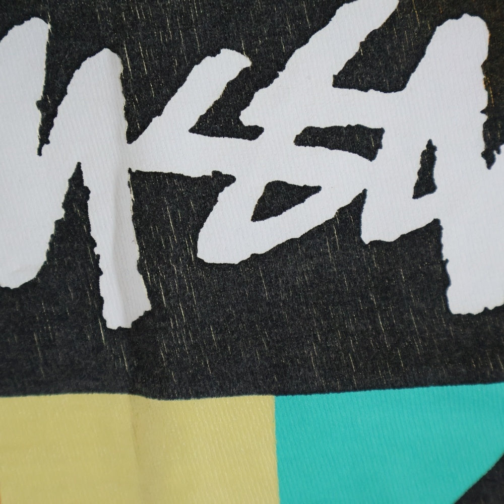 STUSSY(ステューシー) REGGAE DOT TIE DYE SS TEE タイダイ総柄半袖Tシャツ マルチ