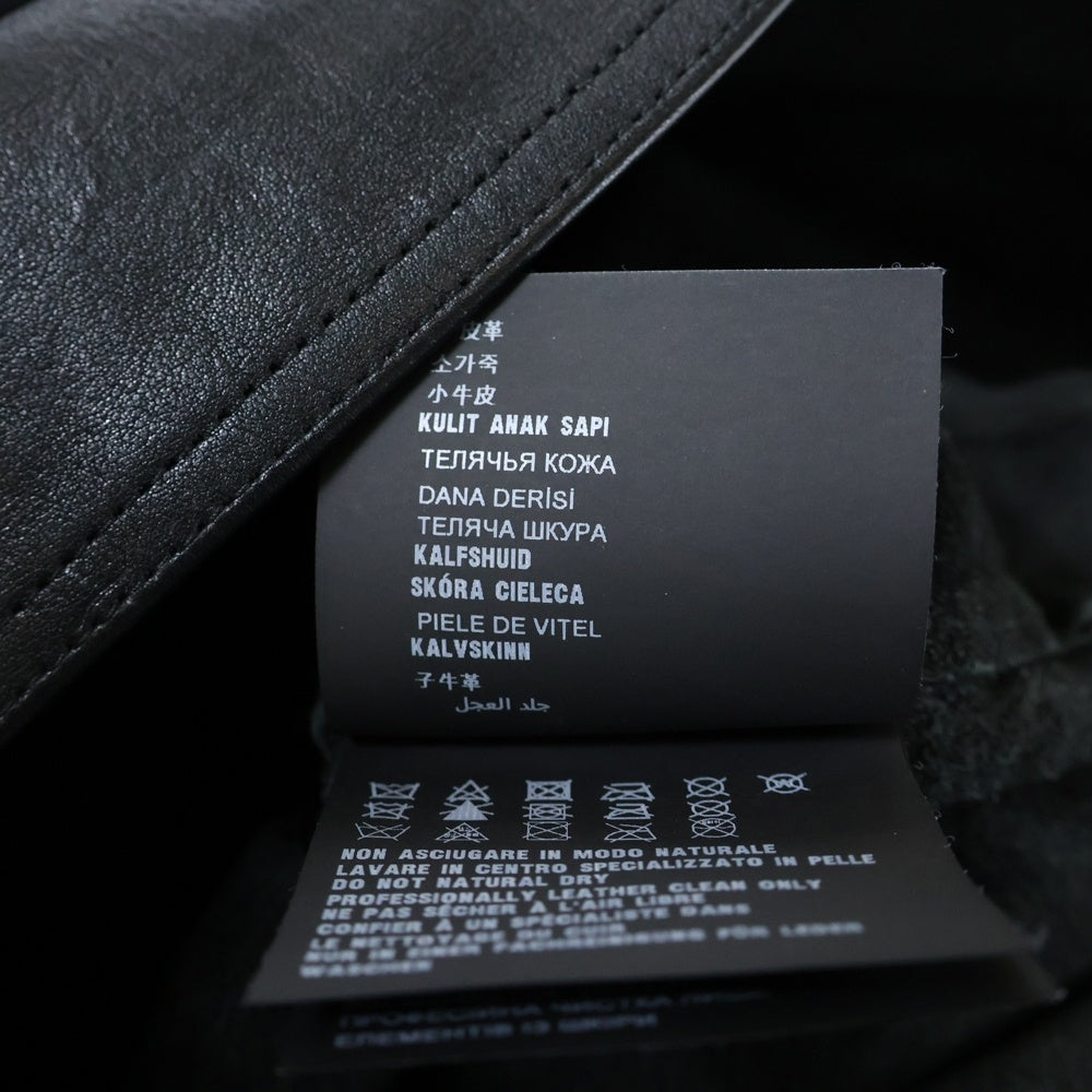 PRADA(プラダ) Pullover Leather Vest ベルテッドレザープルオーバーベスト ブラック UPC194 S231 12NF