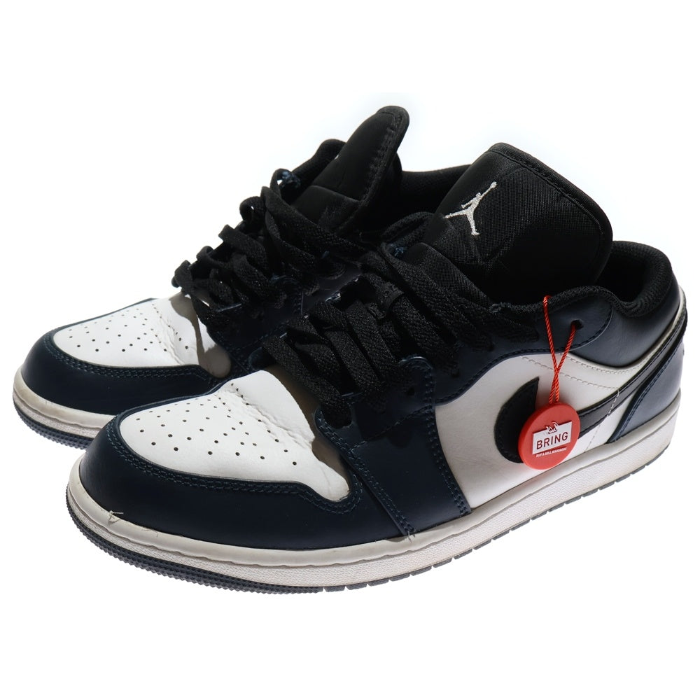NIKE(ナイキ) AIR JORDAN 1 LOW DARK TEAL エア ジョーダン 1 ロー ダークティール ローカットスニーカー ネイビー US9/27cm 553558-411